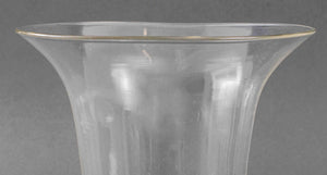 Salviati Murano Clear Glass Vase (7383449206941)