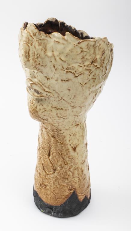 Louis Mendez, Louis Mendez Ceramic Bird Form Vase