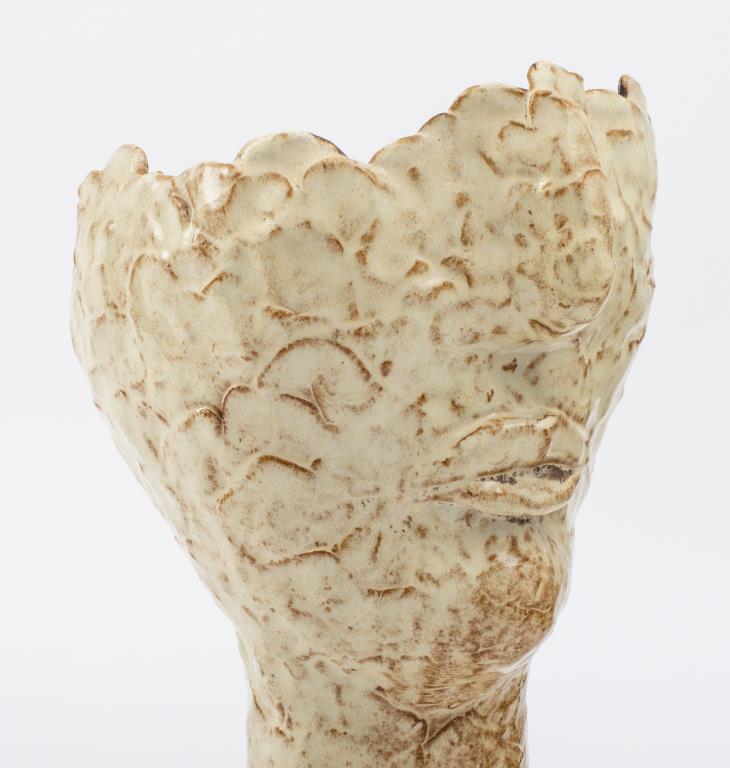 Sold at Auction: Louis Mendez, Louis Mendez Nude Man Ceramic Sculpture