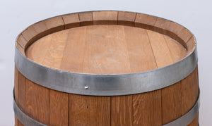 Steel-Banded Oak Wine Cask (7363541663901)