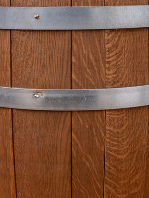 Steel-Banded Oak Wine Cask (7363541663901)