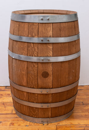 Steel-Banded Oak Wine Cask (7363541663901)