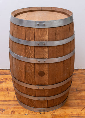 Steel-Banded Oak Wine Cask (7363541663901)