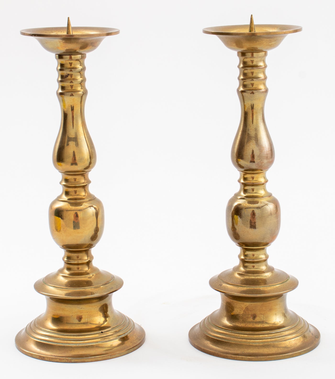 Brass Pricket Candlesticks, Pair – Showplace