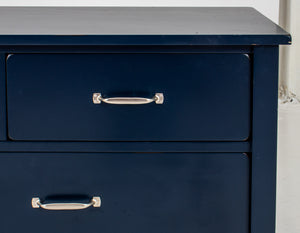 Rustic Modern Blue-Painted Dresser (7411085574301)