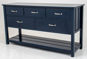 Rustic Modern Blue-Painted Dresser (7411085574301)