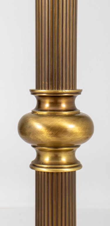 Federal Style Brass Floor Lamp – Showplace
