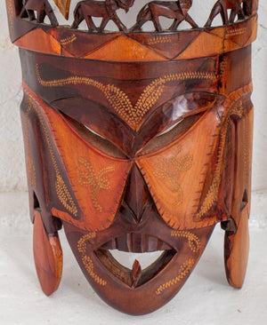 African Carved and Painted Wood Wall Sculptures, 2 (7420255535261)