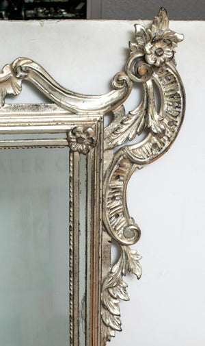 Venetian Style Silvered Wood Mirror (7399862141085)