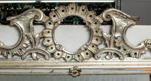 Venetian Style Silvered Wood Mirror (7399862141085)