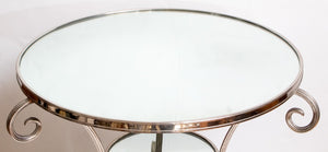 Modern Neoclassical Style Glass Top table (7399843692701)