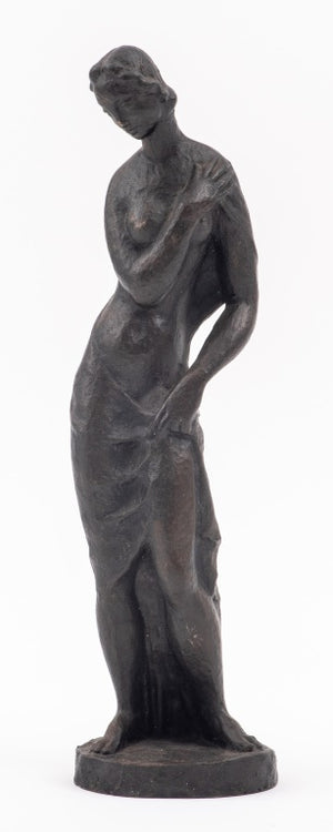 Art Deco Female Figure, Bronze (7580972646557)