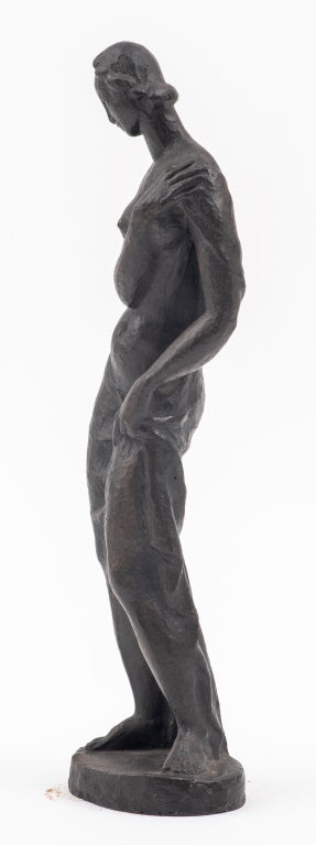 Art Deco Female Figure, Bronze (7580972646557)