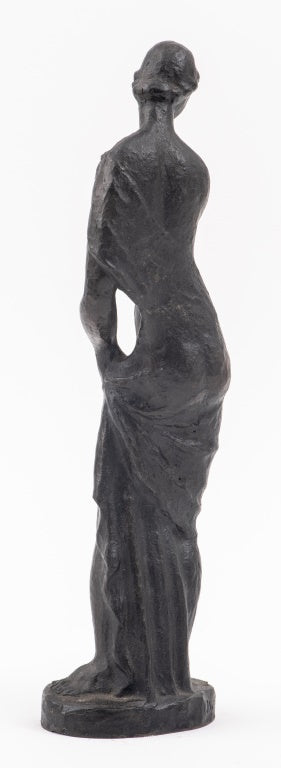 Art Deco Female Figure, Bronze (7580972646557)