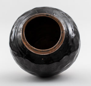 Modern Studio Art Pottery Black Glazed Jardiniere (7579147894941)