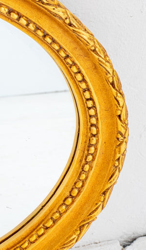 French Louis XVI Revival Giltwood Mirror (7591441334429)