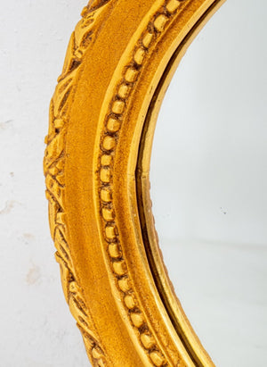 French Louis XVI Revival Giltwood Mirror (7591441334429)