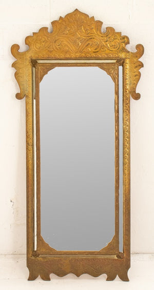 Hammered Brass Mirror (7590235504797)