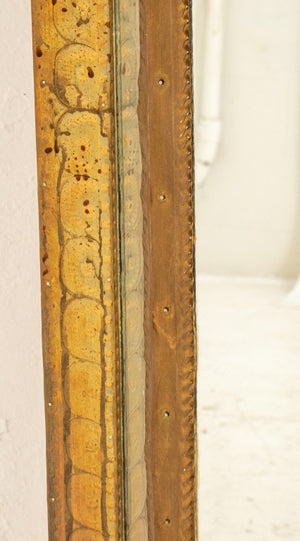 Hammered Brass Mirror (7590235504797)