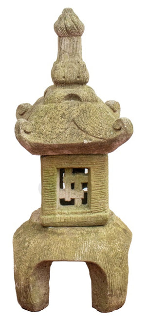 Cement Pagoda Garden Ornament (7567179743389)