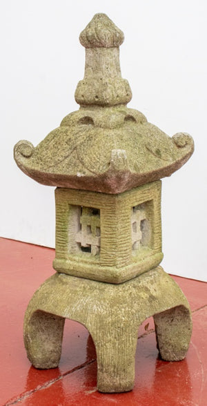 Cement Pagoda Garden Ornament (7567179743389)