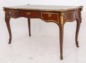 Louis XV Style Gilt Metal Mounted Mahogany Desk (7585232322717)