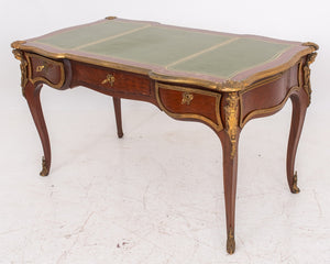 Louis XV Style Gilt Metal Mounted Mahogany Desk (7585232322717)