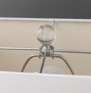 Modern Glass & Chrome Table Lamp (7595923210397)
