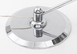 Art Deco Chrome Metal Table Lamp (8046997274931)
