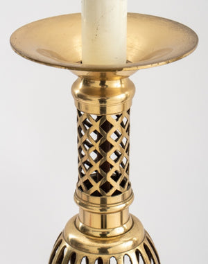 Asian Modern Style Brass Table Lamps, 1970s (8049540366643)