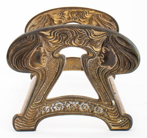Art Nouveau Expandable Brass Book Holder (8215434494259)