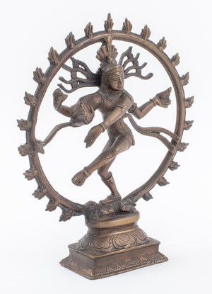Indian Gilt Bronze Statue of Shiva Nataraja (8045071892787)