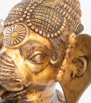 Indian Gilt Bronze Baby Ganesha Sculpture (8045016711475)