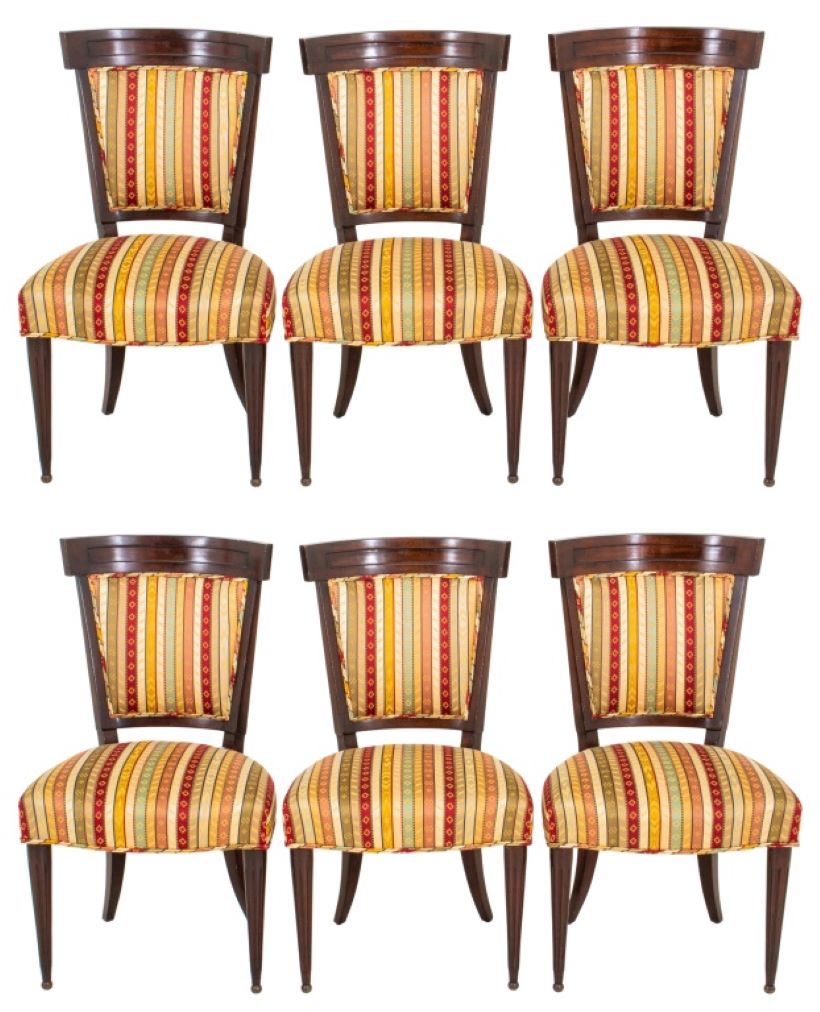 Mahogany dining best sale chairs 6