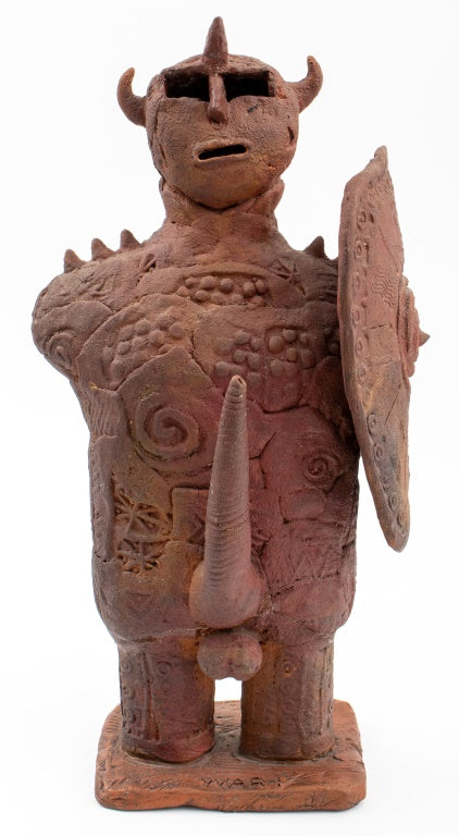 Early Louis Mendez Ceramic Figural Sculpture