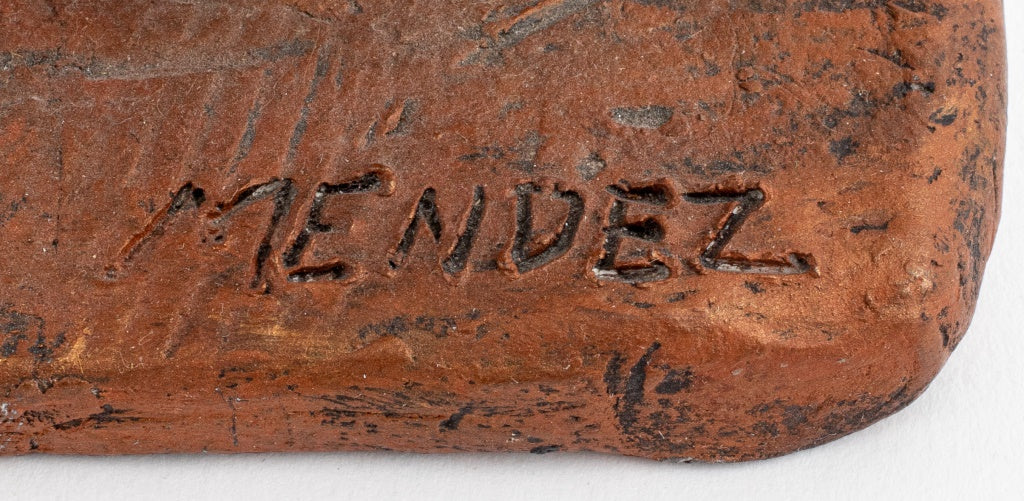 Louis Mendez  Louis Mendez Anthropomorphic Ceramic Pitcher