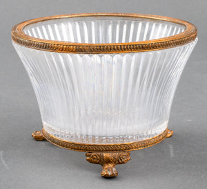 European Gilt Metal Mounted Cut Glass Bowl (8053447360819)