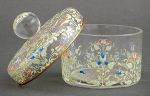 Moser Attr. Enameled Glass Box and Cover (8215483285811)