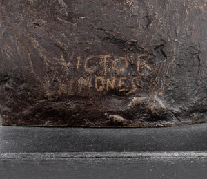 Victor Salmones (Attr.) "Father and Son" Sculpture (8109115179315)