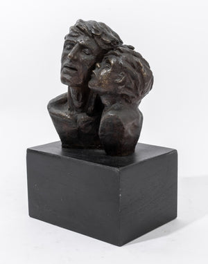 Victor Salmones (Attr.) "Father and Son" Sculpture (8109115179315)