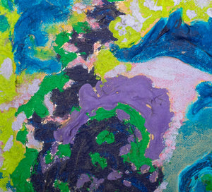 Kayo Lennar 'Purple Abstraction' Oil on Canvas (8091857518899)