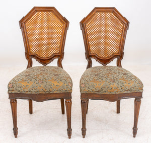 Victorian Upholstered Mahogany Side Chair, Pair (8080330916147)