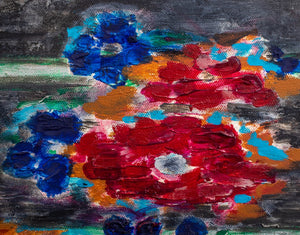 Kayo Lennar 'Floral Composition' Oil on Canvas (8091783135539)