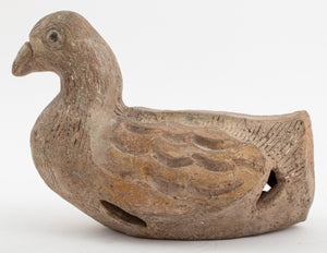 Nahum Tschacbasov Ceramic Duck Sculpture (8108878037299)