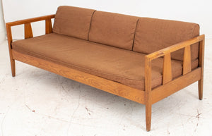 Wegner Style Danish Modern Oak Sofa (8204557517107)