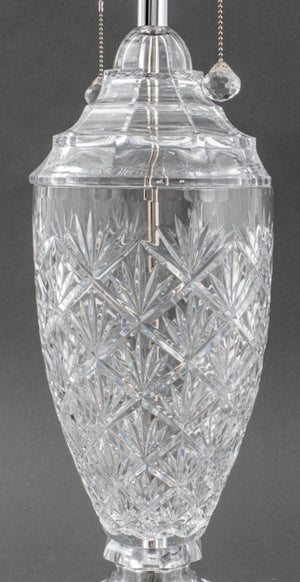 Waterford Style Classical Revival Cut Crystal Lamp (8130887680307)