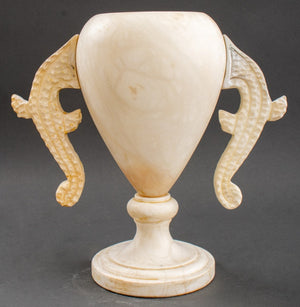 Indian White Marble Urn Lamp (8167474463027)