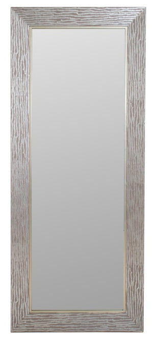 Large Uttermost Elongated Silvered Wood Mirror (8229798576435)
