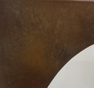 Mid-Century Modern Style Bronzed Metal Mirror (8173409894707)