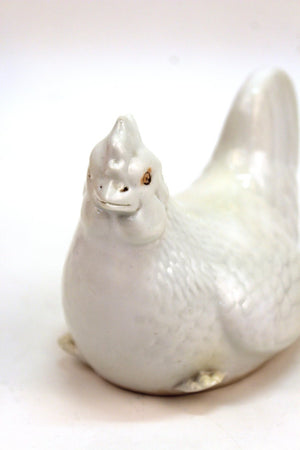 Japanese Meiji Hirado Porcelain Rooster & Hen  hen (6719949701277)